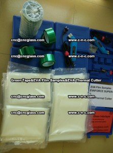 PET GREEN TAPE, EVAFORCE FILM SAMPLES, EVA THERMAL CUTTER (84)