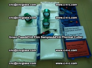 PET GREEN TAPE, EVAFORCE FILM SAMPLES, EVA THERMAL CUTTER (9)