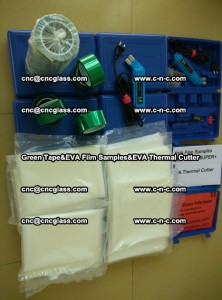 PET GREEN TAPE, EVAFORCE FILM SAMPLES, EVA THERMAL CUTTER (92)